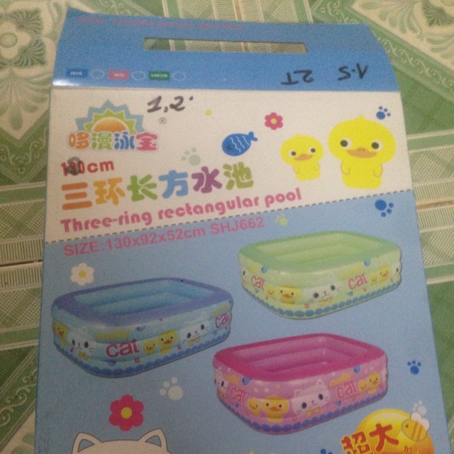 Bể bơi 2 tầng 1m2 