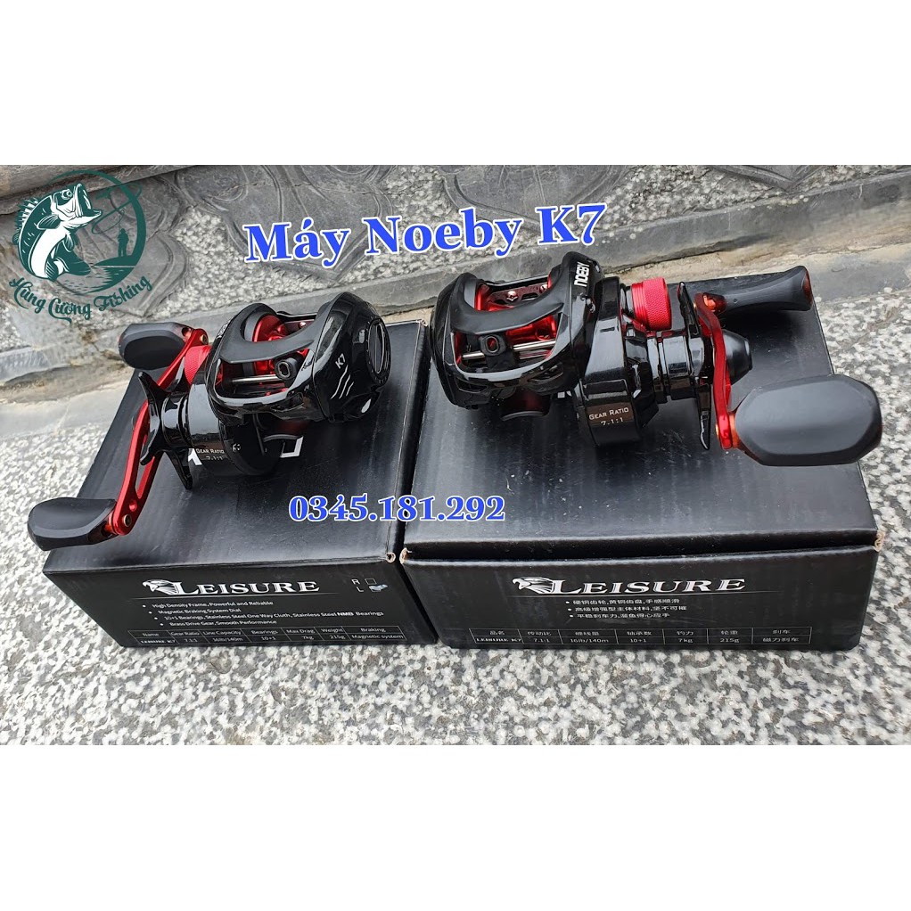 Máy Ngang Noeby Leisure K7 THẾ GIỚI ĐỒ CÂU LURE 68 Máy Câu Lure Máy Ngang Câu Lóc B24