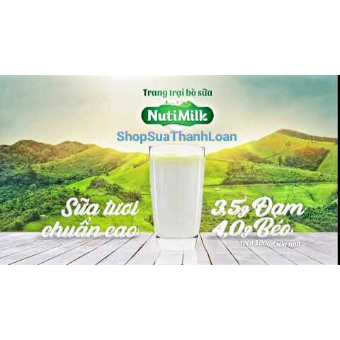 [HSD T8-2021] THÙNG 48 HỘP SỮA TƯƠI NUTI MILK CÓ ĐƯỜNG 180ML