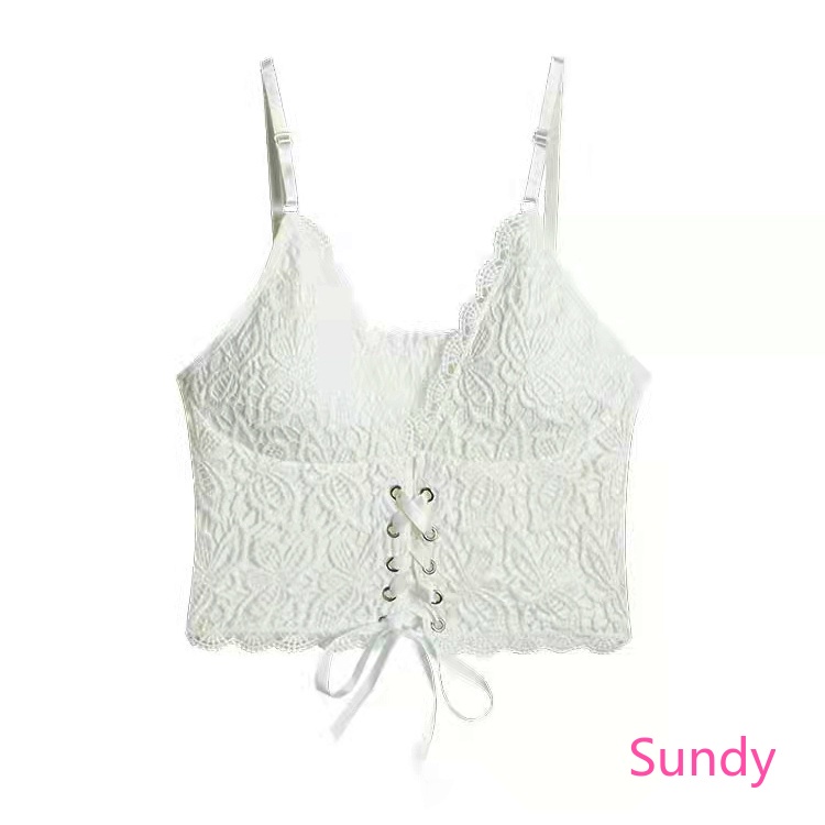 Áo Lót Hai Dây Phối Ren Quyến Rũ Thời Trang Mùa Hè Cho Nữ
