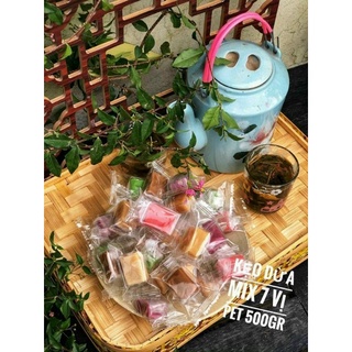 kẹo dừa mix vị ít ngọt
