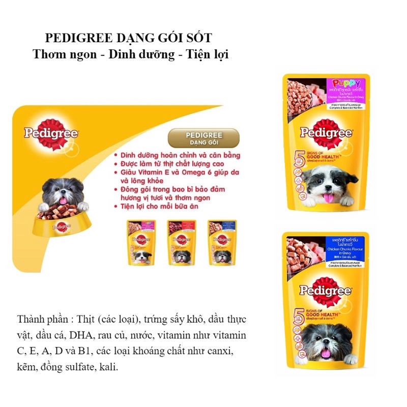 Pate Cho Chó Nhỏ Và Chó Trưởng Thành Pedigree - Xiuxiu Giang