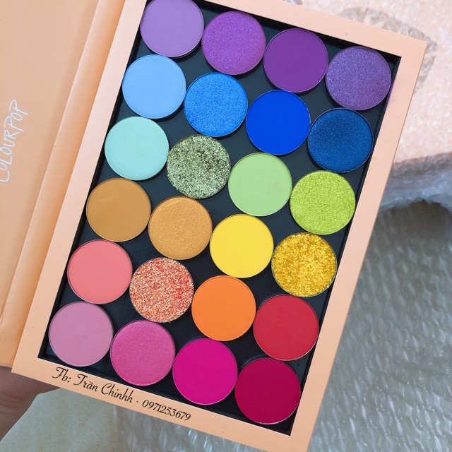 Bill Mỹ - Bảng phấn mắt Colourpop She's A Rainbow EyeShadow Palette ChiinBeauty