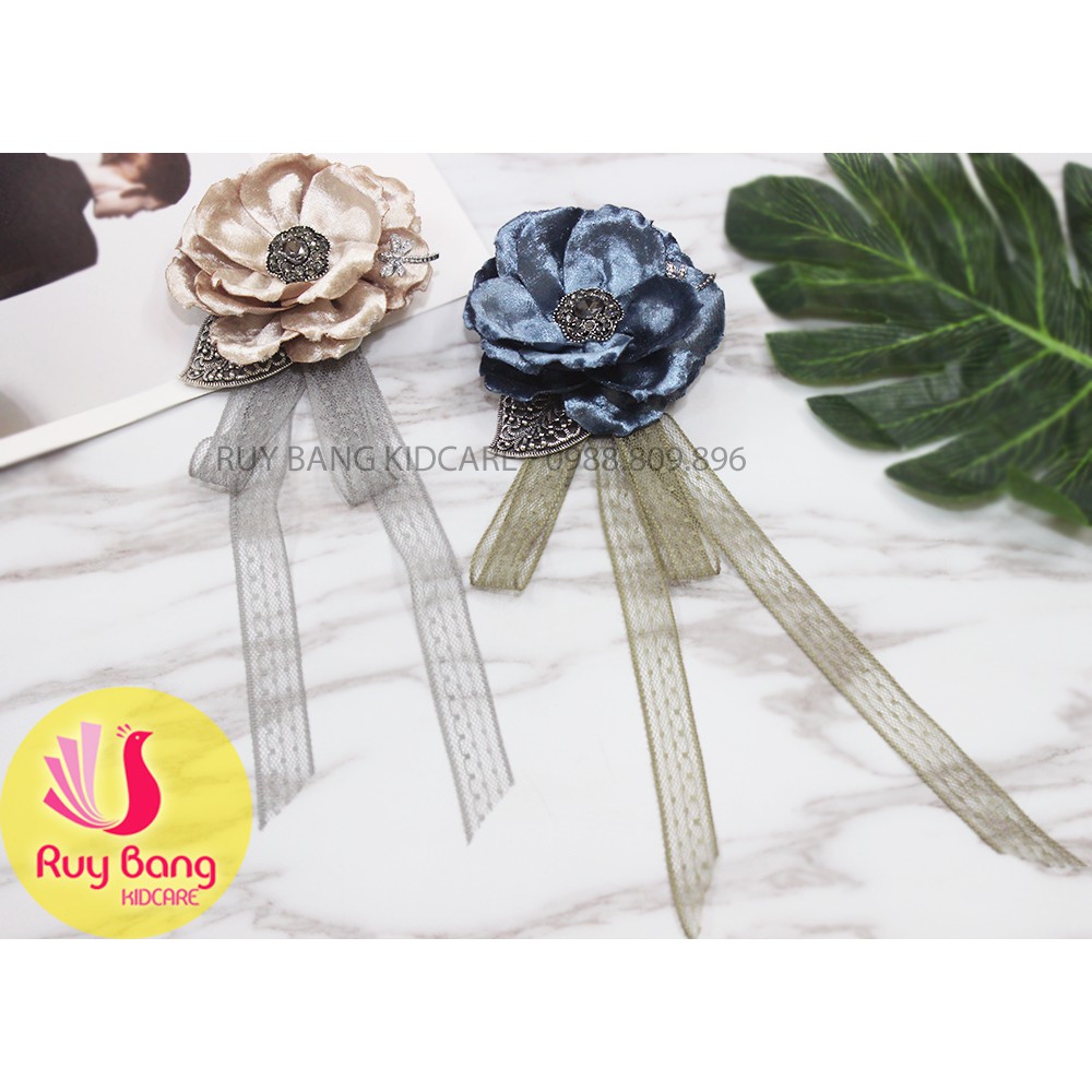 Set Combo nguyên liệu cài áo Nhung Tuyết