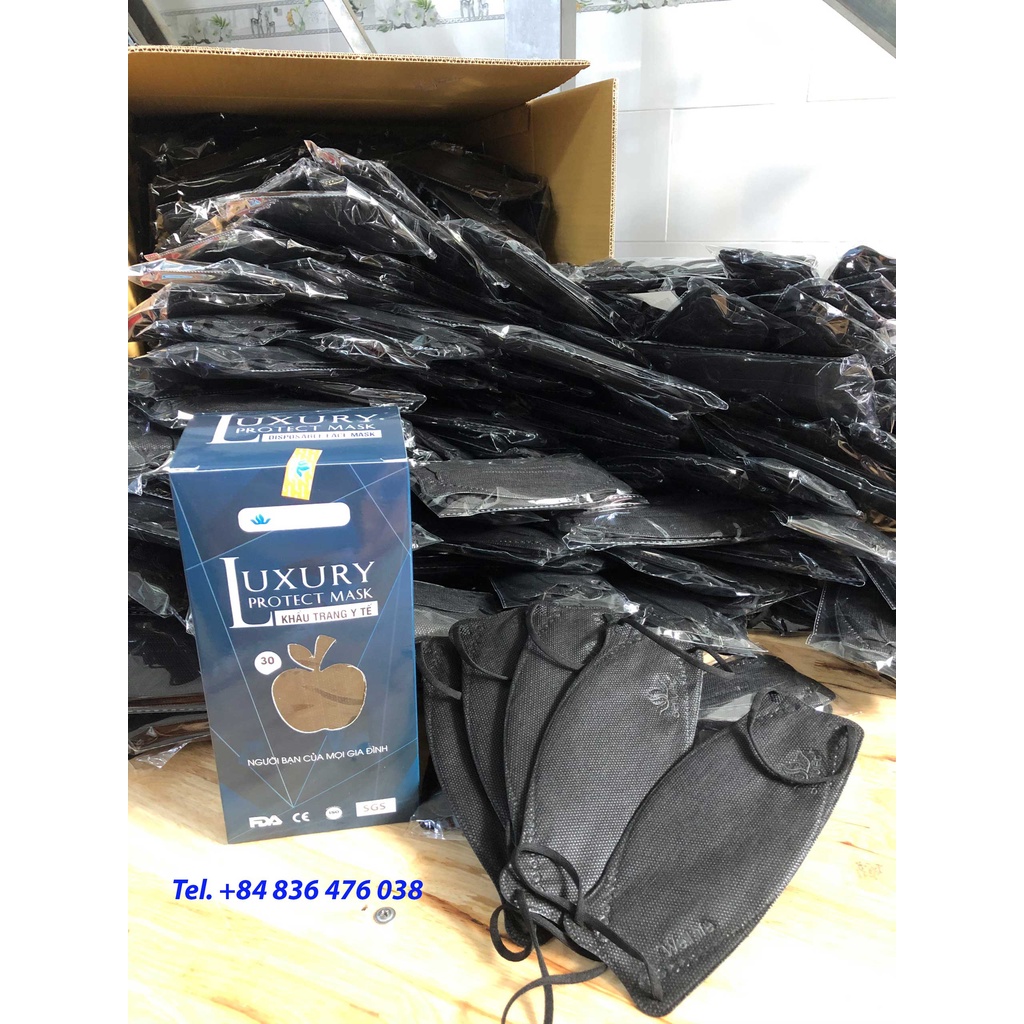 Khẩu trang y tế kháng khuẩn 4D Sen Việt - màu xám | BigBuy360 - bigbuy360.vn