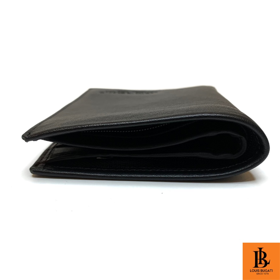 Ví nam da thật thương hiệu LOUIS BUGATI VM07 ví da nam cao cấp 2 màu đen, nâu