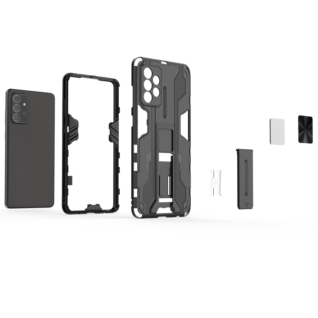 Ốp lưng Samsung A72 / A72 5G Iron Man Ver 3 chống sốc giá đỡ xem phim mặt lưng hút từ tính