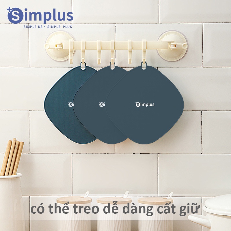 Simplus Miếng trải bàn silicone gia dụng tấm lót cách nhiệt chống bỏng  miếng lót bát lót nồi bếp bát