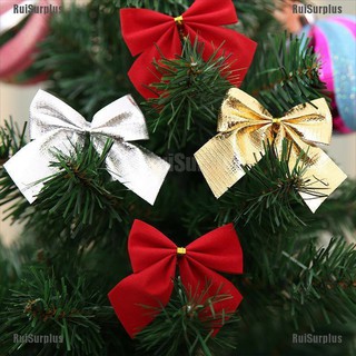 Rẻ Nhất + (Hàng Đẹp) Combo 12 Nơ đủ màu trang trí Noel,cây thông Noel