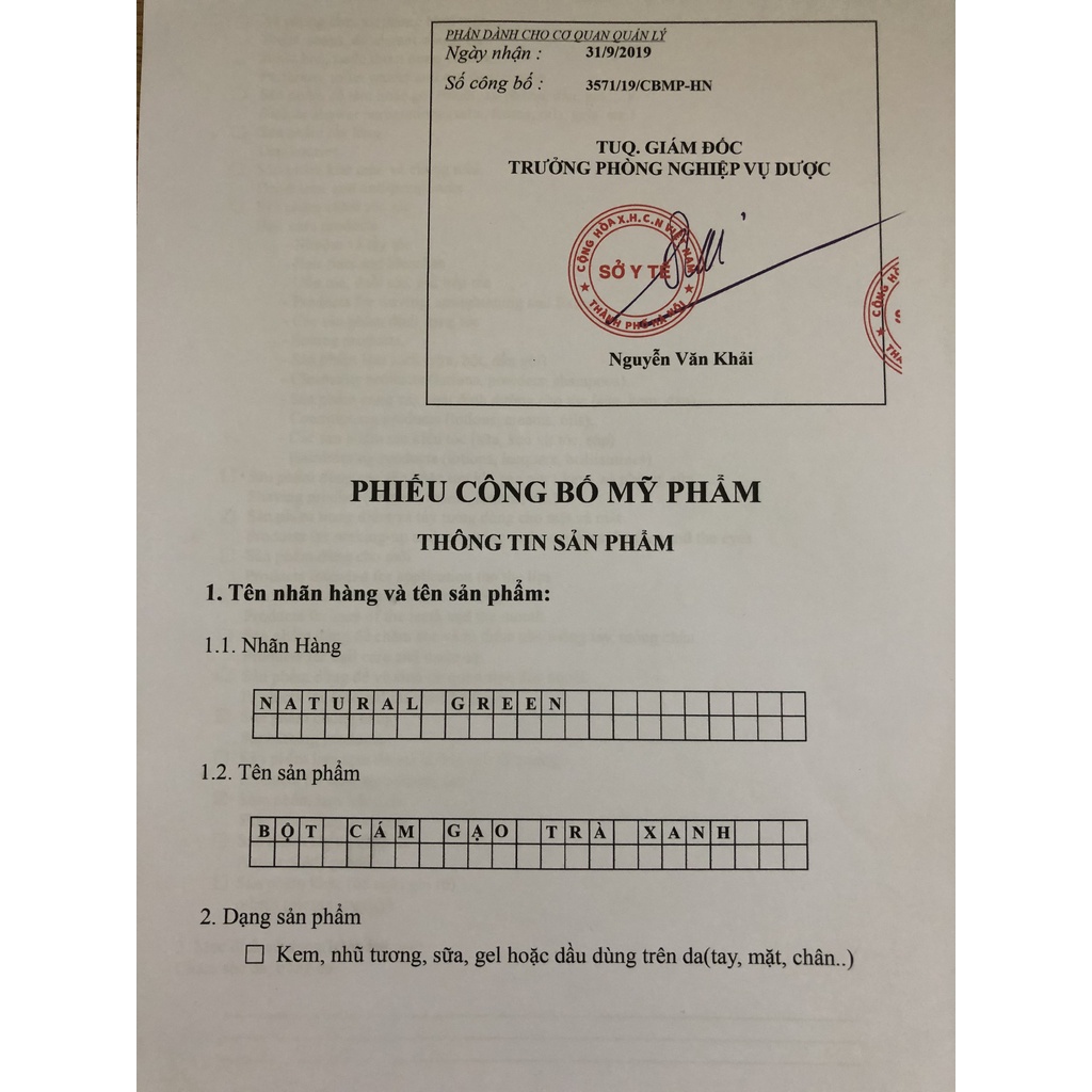 Gói 300gr tắm trắng cám gạo trà xanh,đắp mặt dưỡng da dùng cả cho face &amp; body chính hãng