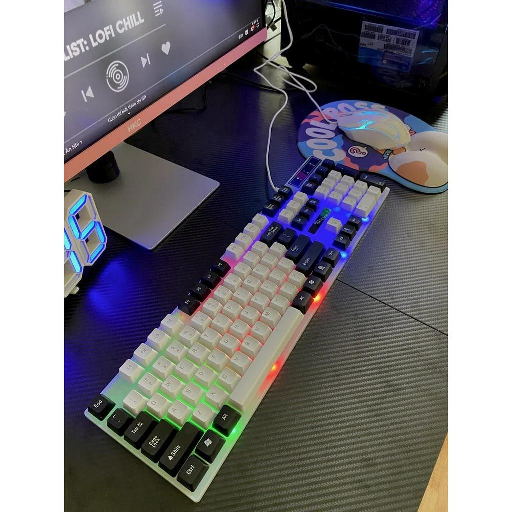 Bộ Bàn Phím Và Chuột G21B LED 7 Màu Dành Cho Game Thủ, Dân Văn Phòng