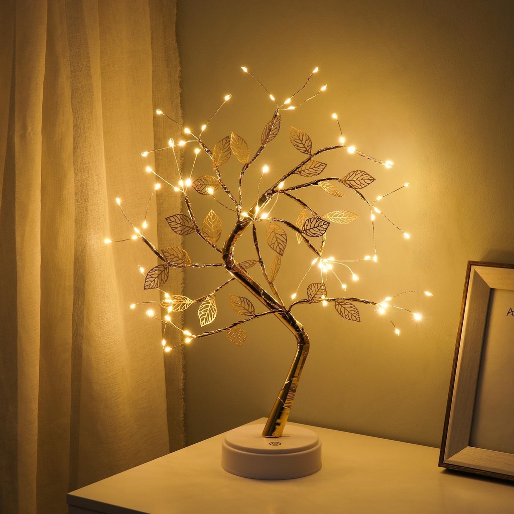 Dây Đèn Led 72 Bóng Bằng Đồng Trang Trí Cây Bonsai