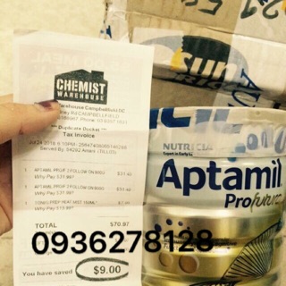 SỮA APTAMIL ÚC SỐ 3 PROFUTURA (900G)