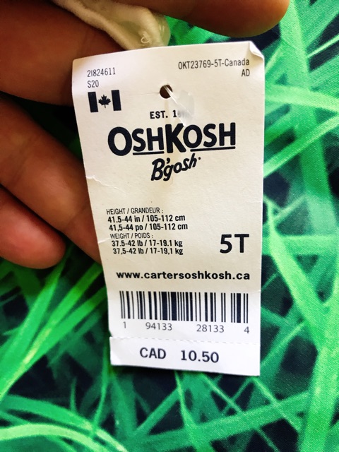 Áo 2 dây bé gái 𝐂𝐚𝐫𝐭𝐞𝐫’𝐬_ 𝐎𝐬𝐡𝐊𝐨𝐬𝐡