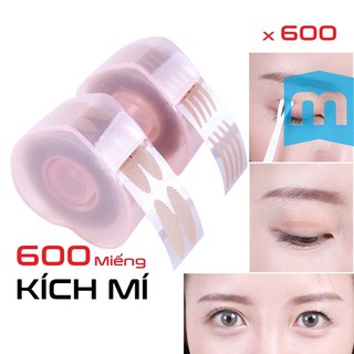 Cuộn dán kích mí vân lưới 600 miếng sẵn keo dán tạo hai mí không lộ MM251