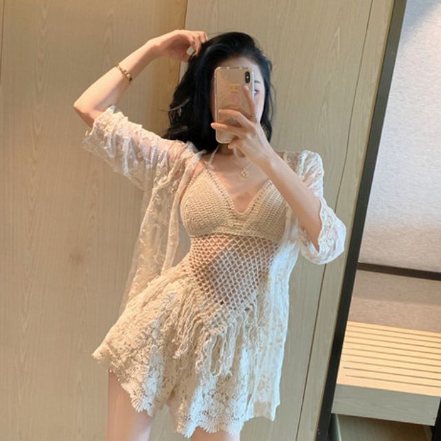 Bộ len móc đi biển( không kèm khoác) | BigBuy360 - bigbuy360.vn