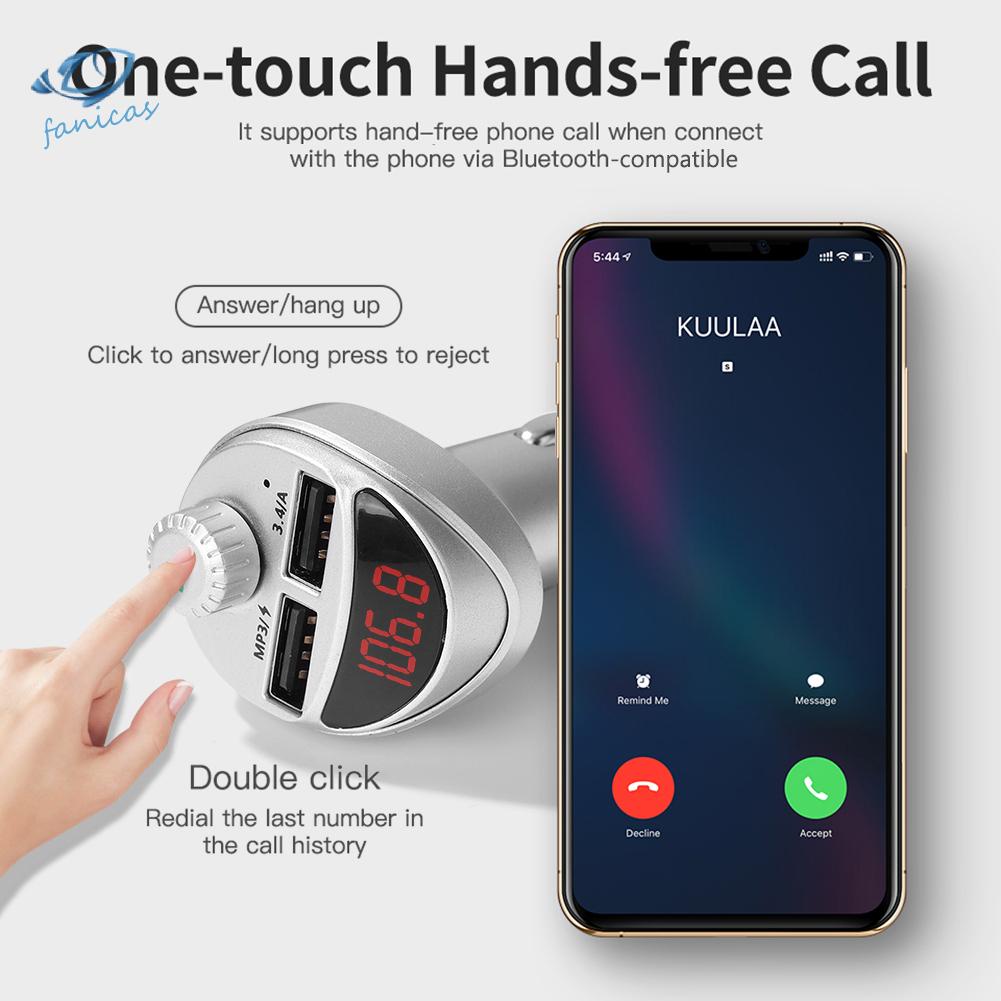 Bộ SạC USB Bluetooth FANICAS Cho MáY Nghe NhạC MP3