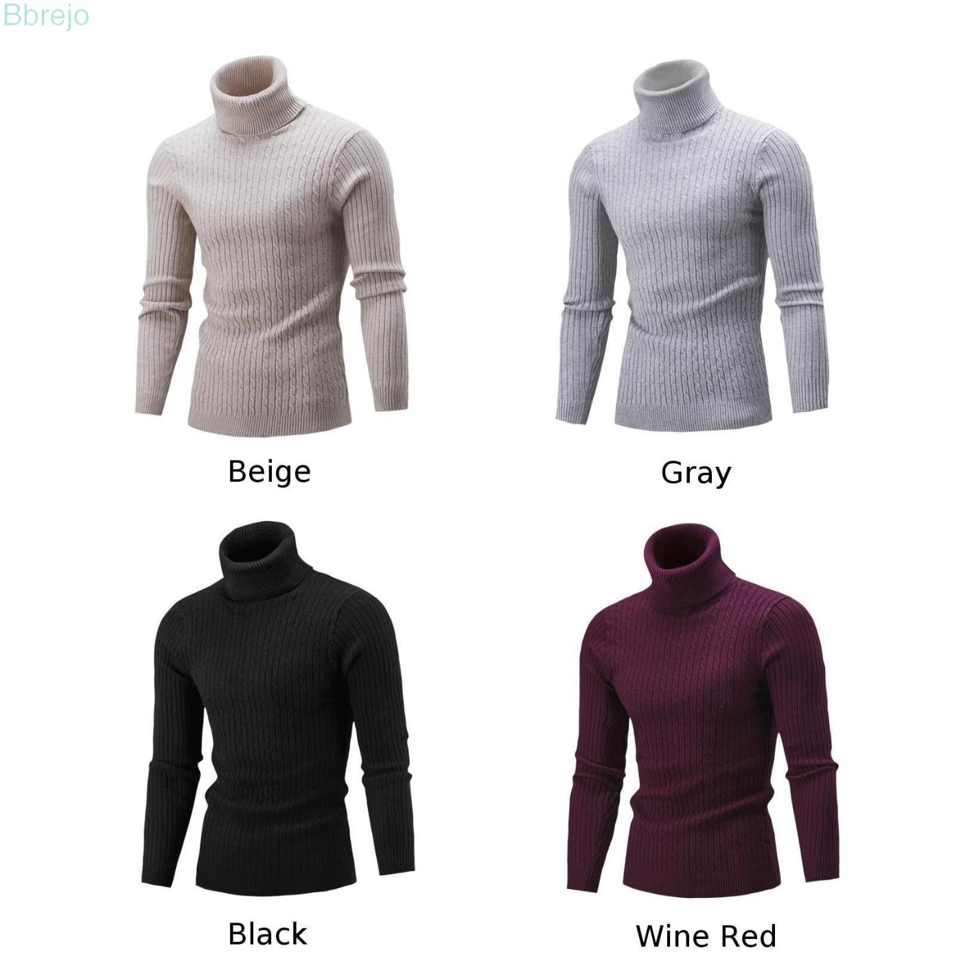 Pullover Plus size Pus size Solid Slim fit Turtleneck Warm Long sleeve Knitted Knitwear Jumper Sweatshirts Fashion