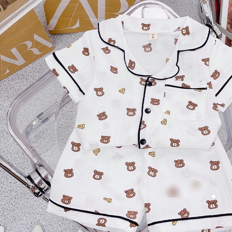 BOT13 -Bộ Pijama cho bé trai, bé gái từ 8-21kg, chất xốp mềm, Richkid123