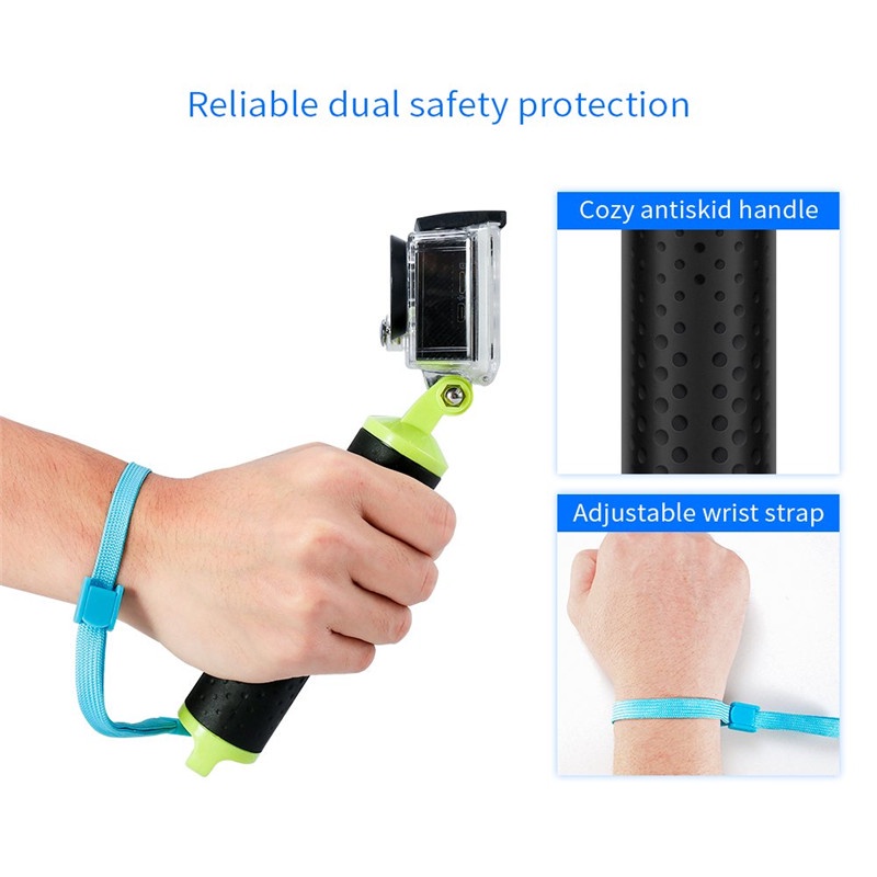 Gậy Cầm Tay Chống Nước Thông Dụng Cho Gopro Hero 5 4 3 Xiaomi Yi Action Camera 2 4K