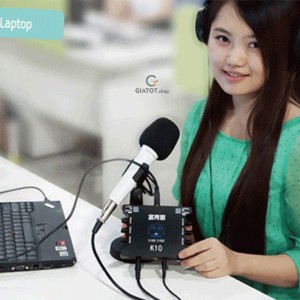 Sound card thu âm XOX K10 đẳng cấp âm thanh, hàng đẹp GiatotHN