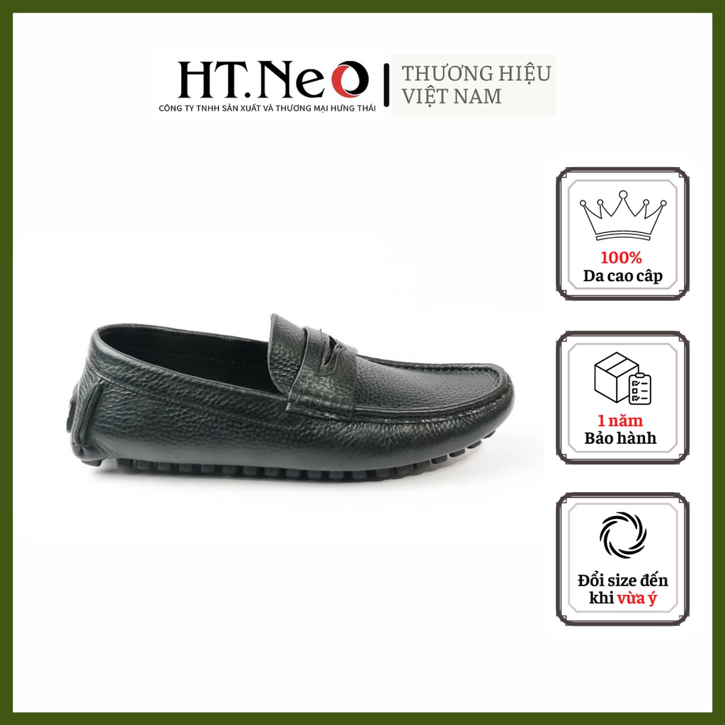 Giầy lười nam - giày da nam HT.NEO (5) da bò nguyên miếng siêu siêu mềm hàng thời trang siêu đẹp GM76