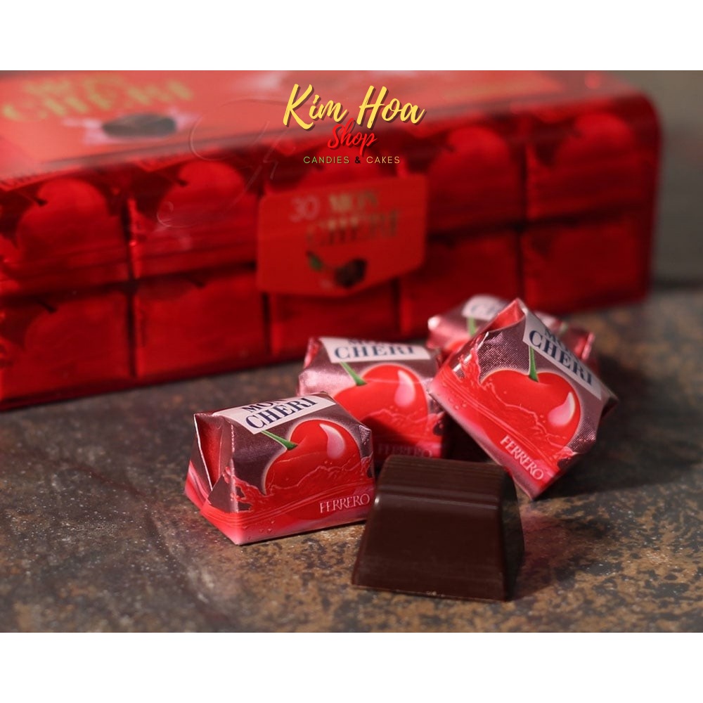 Sô-Cô-La có nhân Cherry Ferrero Mon Cheri & ZAINI Boero từ EU - MADE IN GERMANY