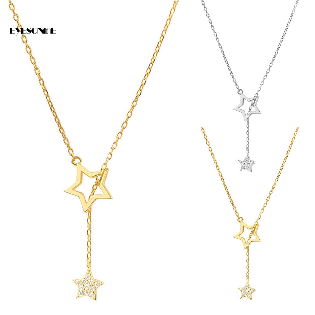 Vòng cổ Mặt Hình Đôi Mắt Bằng Thép Không Gỉ Dễ Phối Đồ Thời Trang Cho Nữ