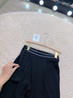 Quần baggy chun sau viền cạp
