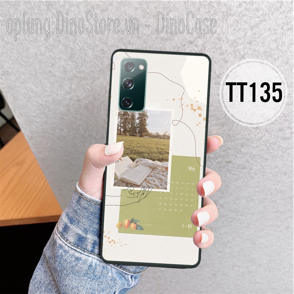 Ốp Samsung S20 / S20 Ultra / S20FE / S20 Plus - Ốp lưng nhựa bảo vệ camera chống bám bẩn phong cách vintage nhẹ nhàng.