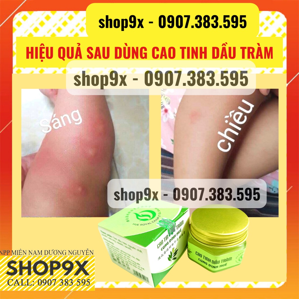 Đuổi Muỗi Cao Tràm Huế - Giảm Sưng Vết Muỗi Đốt - Tinh Dầu Tràm Cung Đình Huế 20gr  An Toàn Cho Bé 6 Tháng