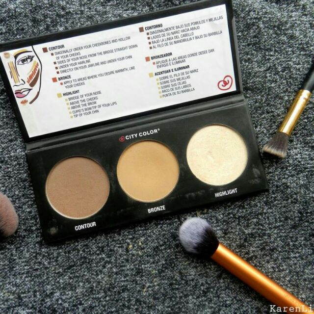 Tạo khối &amp; Che khuyết điểm City Color Contour &amp; Correct Cream Palette