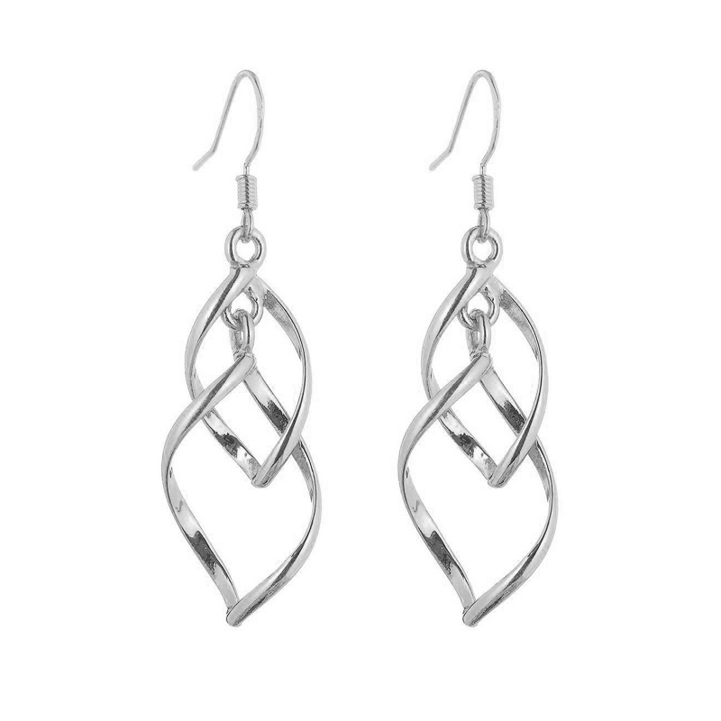 Bông Tai Dáng Dài Hình Vô Cực Phong Cách Boho Cổ Điển Thời Trang Cho Nữ