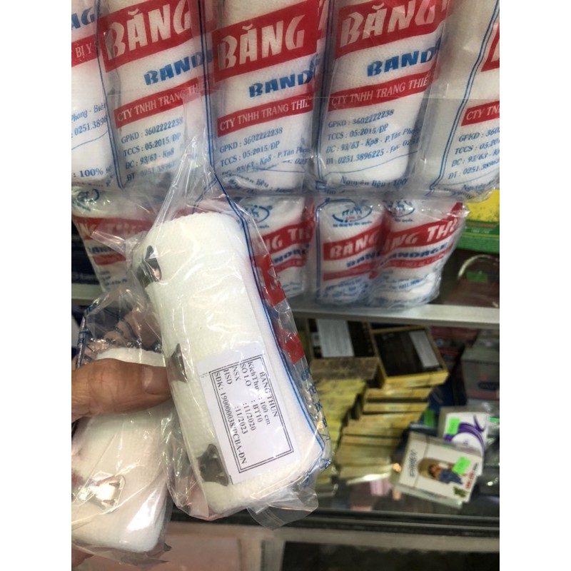 Băng Thun cuộn 2 móc 3 MÓC, băng thun y tế cuộn ĐÔNG FA