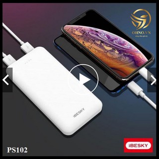 Pin dự phòng ibesky PS102 10000mah
