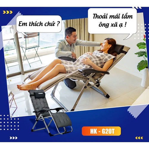Ghế Xếp Thư Giãn SUMIKA 638 - Bề Rộng 73cm, Tải Trọng 300kg