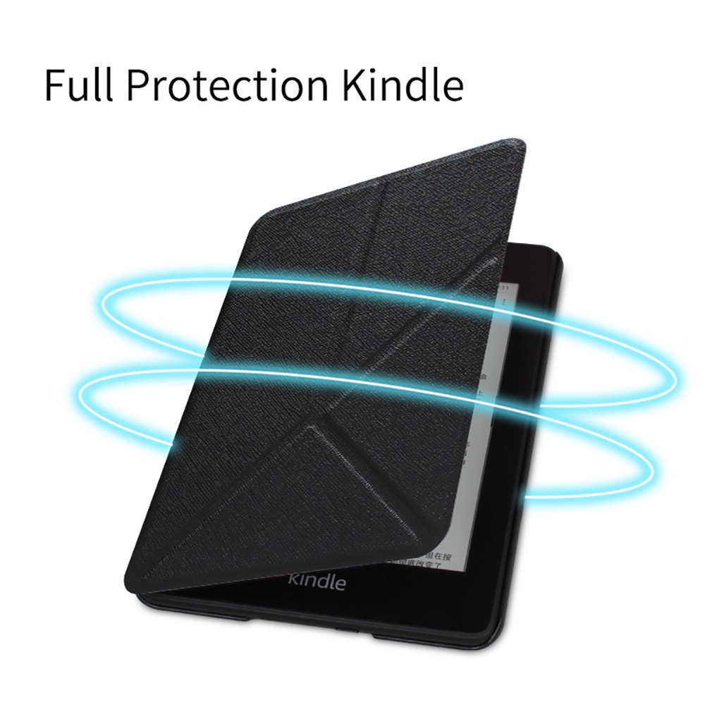 Bao Da Máy Đọc Sách PU Từ Tính Siêu Nhẹ Đa Góc Cho Amazon Kindle Paperwhite 11 / 10 / 7 / 6 / 5th