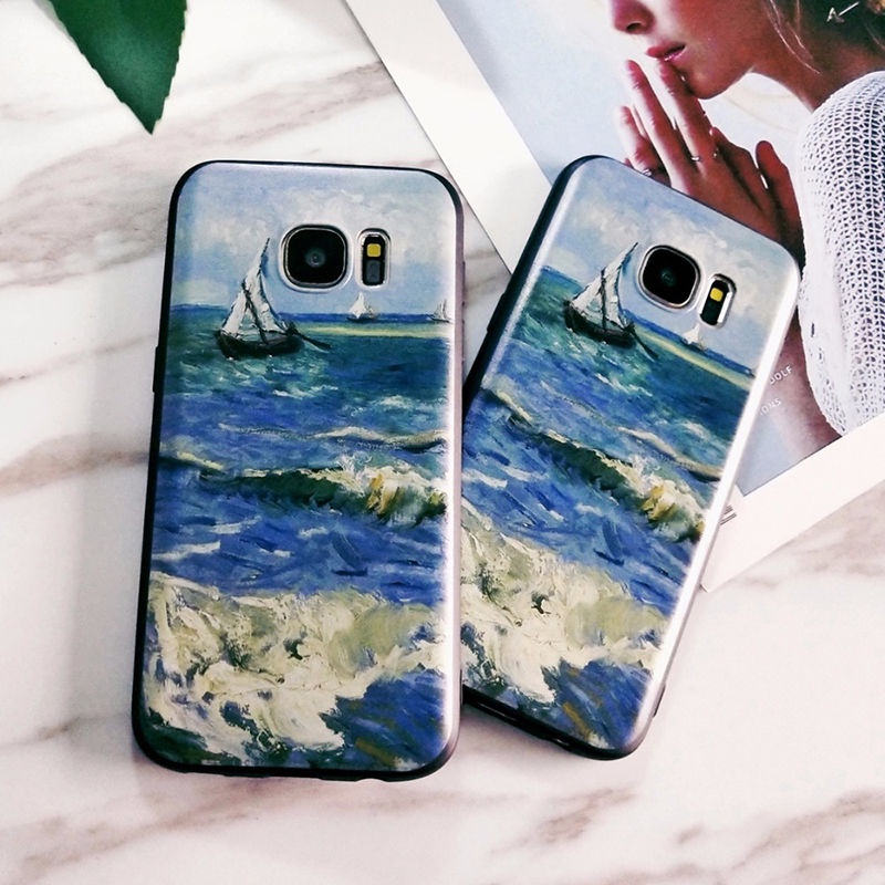 Ốp Điện Thoại TPU Silicon Mềm Chống Sốc Hình Tranh Sơn Dầu Van Gogh Cho iPhone 12 11 Pro XR X S MAX SE 2020 7 8 6 S Plus