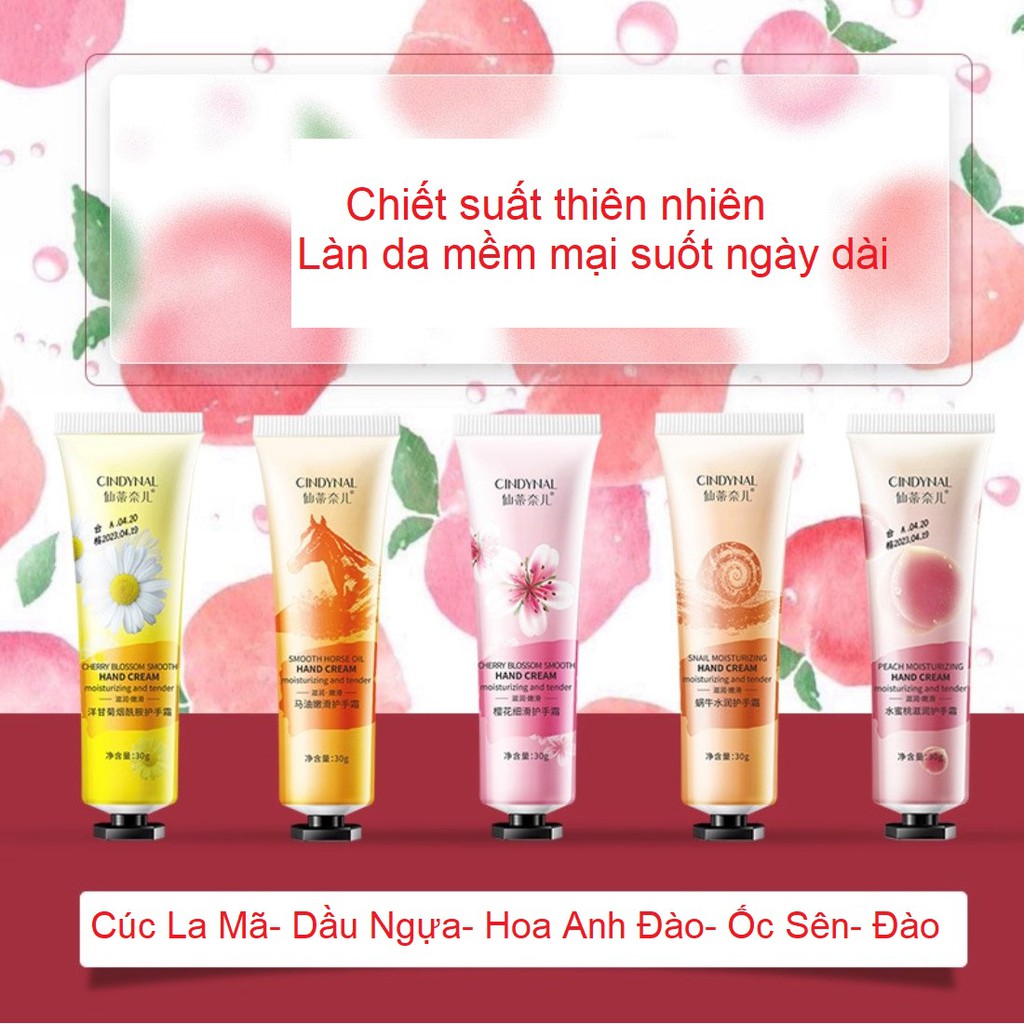 Kem Dưỡng Tay Trắng Da Thơm Lâu Chống Khô Cindynal 30g | BigBuy360 - bigbuy360.vn