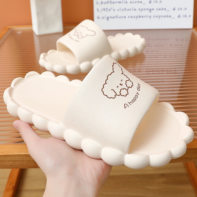 Dép Đi Trong Nhà Chống Trượt Hình Gấu Dễ Thương Cho Nữ