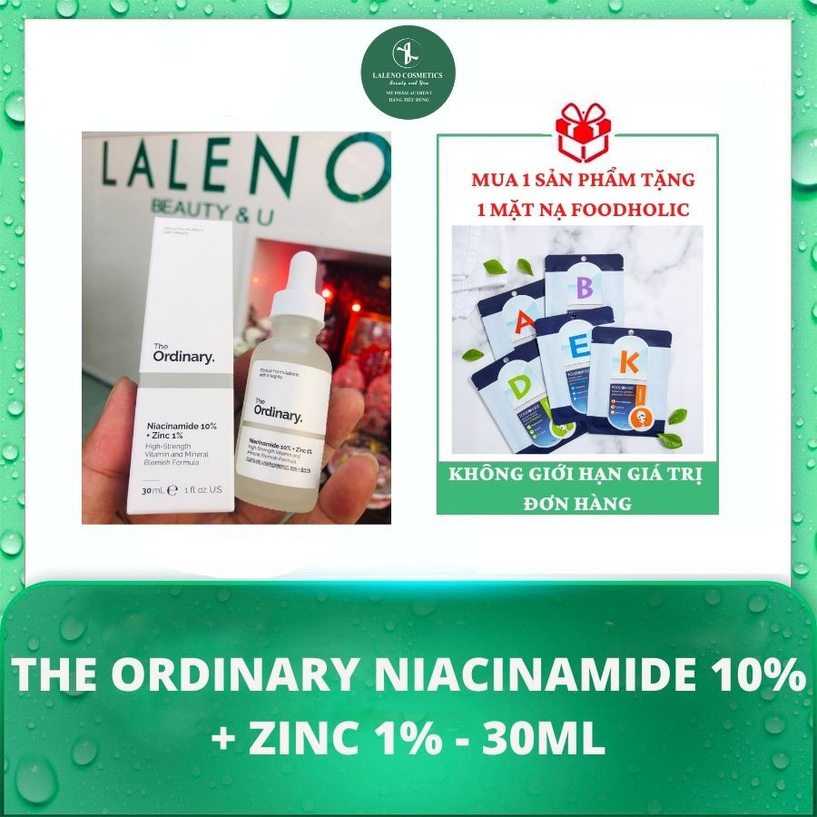 [Bill Hàn] Tinh chất The Ordinary Niacinamide 10% + Zinc 1% - 30ml 60ml