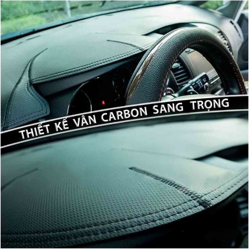 Thảm taplo da carbon cao cấp dành cho xe vinfast lux a và sa 2.0