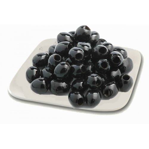 [Hộp lớn 3Kg – NGUYÊN TRÁI TÁCH HẠT] QUẢ Ô LIU ĐEN [Spain] YBARRA Pitted Black Olives (atu-hk5)