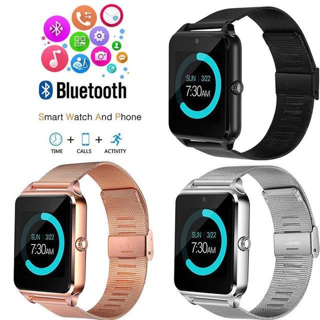 Đồng hồ thông minh xài sim Z60 dây kim loại - Smart watch dung lượng 380mah 32GB