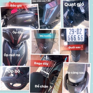 Ốp trang trí air blade ab airblade 2017,2018,2019 carbon