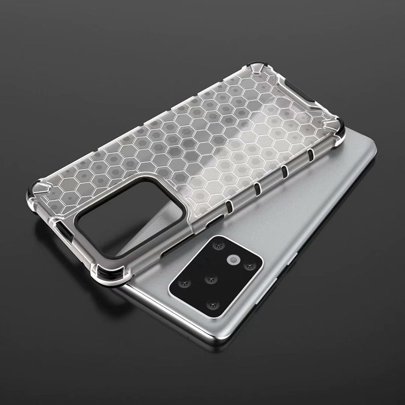 SAMSUNG Ốp Lưng Nhựa Cứng Trong Suốt Họa Tiết Tổ Ong Cho Samsung Galaxy S20 S20 Plus S20 Ultra S20Plus S20Ultra 6.2 "6.7" 6.9 "