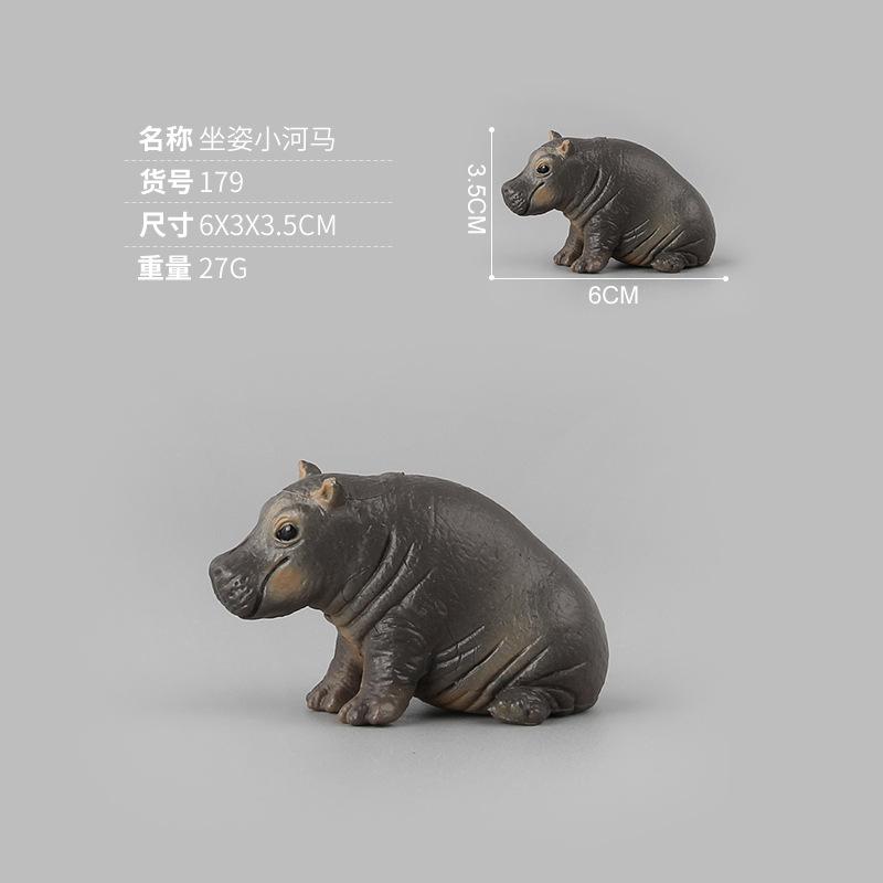 Mô hình đồ chơi hà mã dễ thương cho bé GOROCK