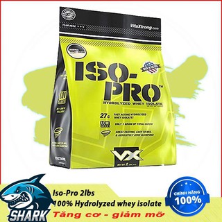 [Freeship + Quà] Sữa Tăng Cơ 100% Hydrolyzed Whey Isolate Vitaxtrong Iso Pro 2lbs (900gr) - Chính Hãng 100%