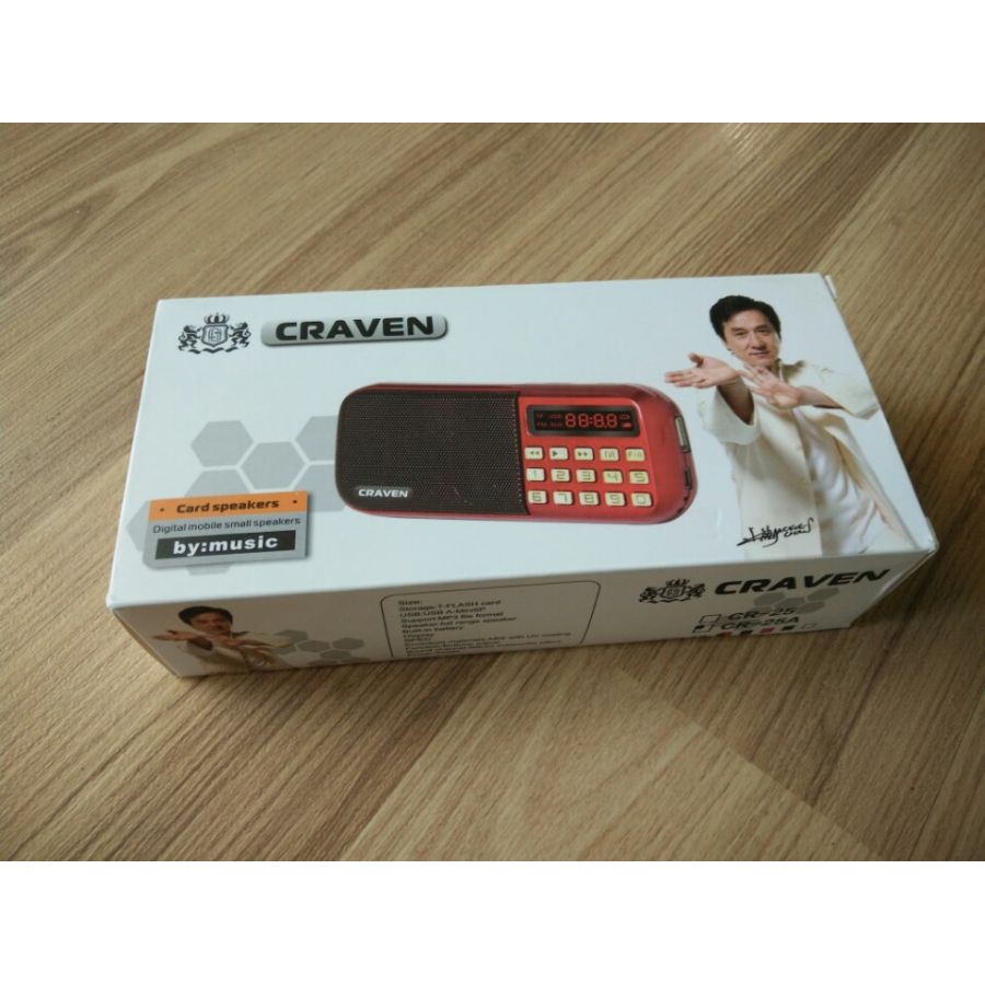 Loa CRAVEN CR-25 Cắm Usb, Thẻ Nhớ