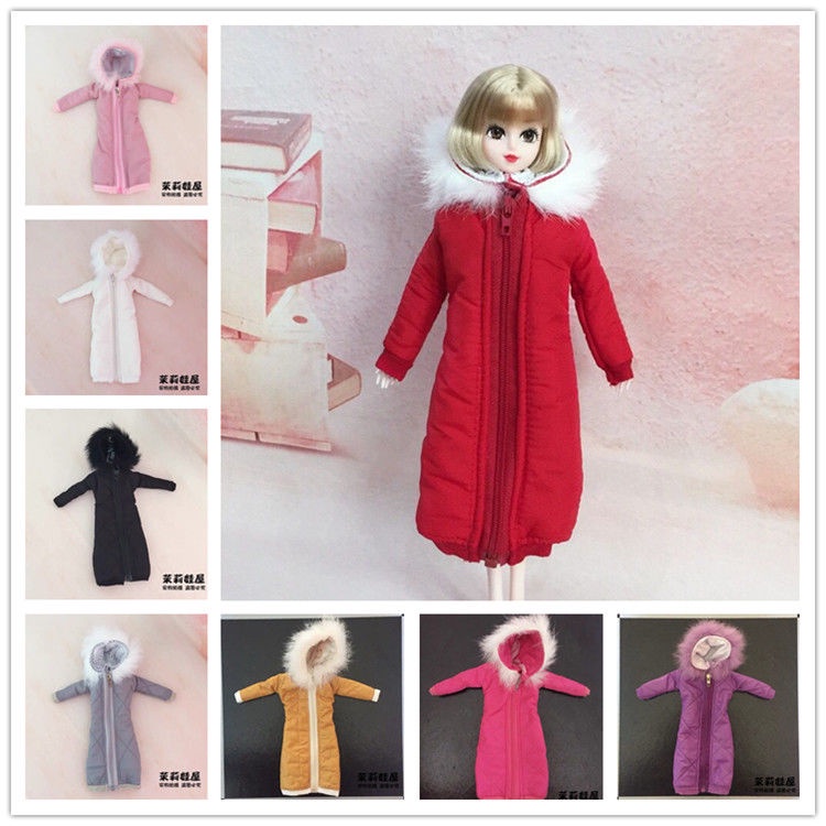 Áo khoác phao dáng dài 30cm thời trang cho búp bê Xinyike6